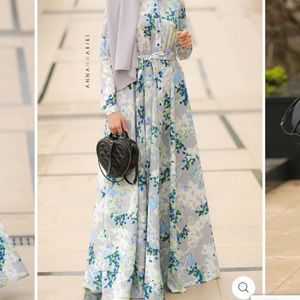 Anna Hariri Grey Sunshine Maxi Dress